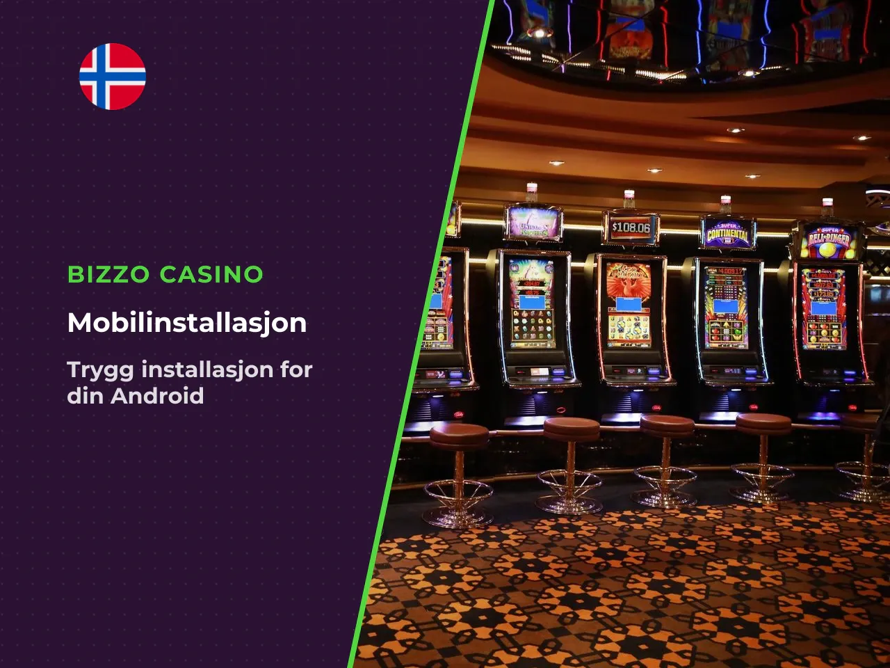 Slik installerer du Bizzo Casino APK