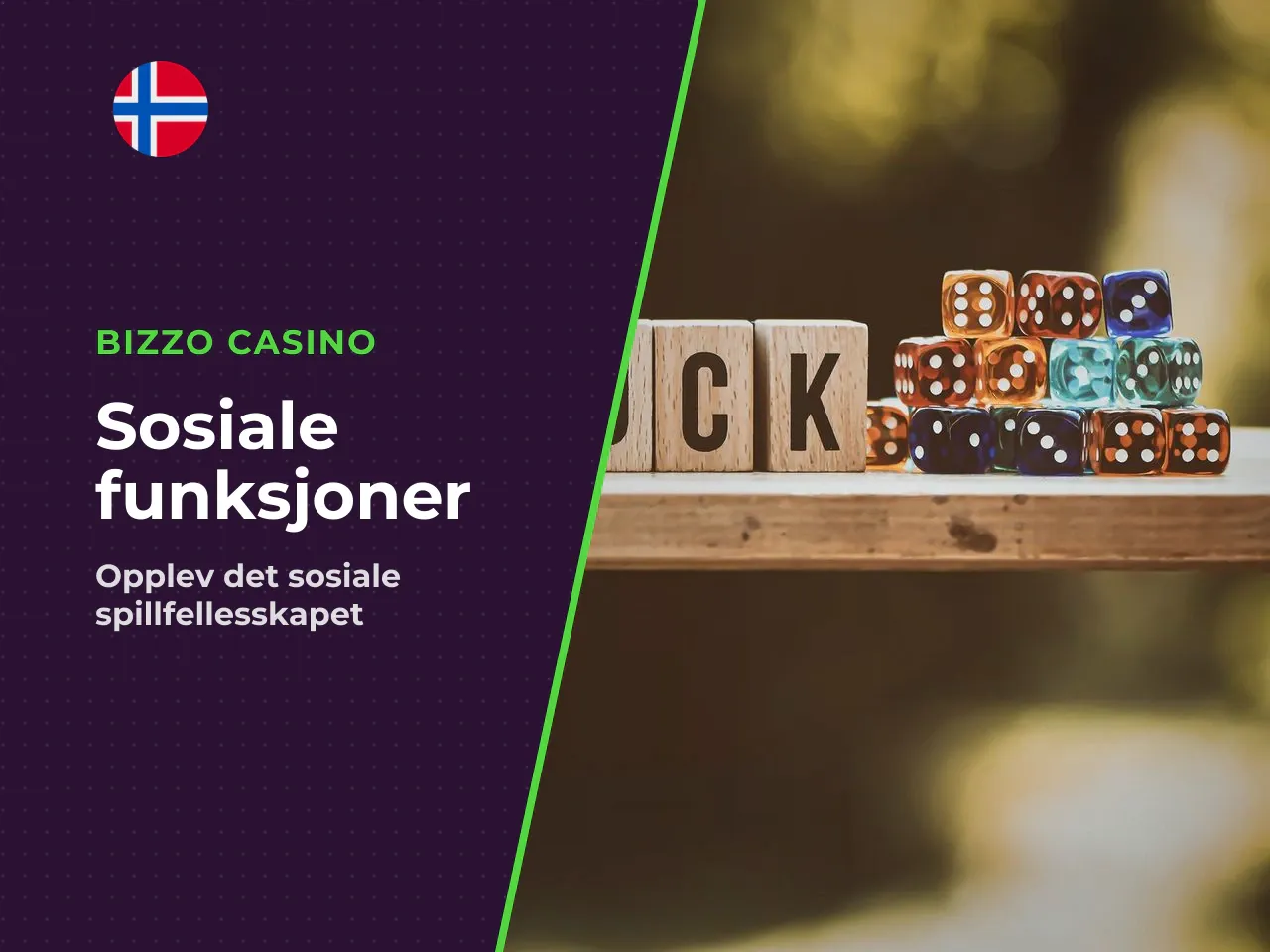 Sosiale funksjoner Live chat, statistikk og