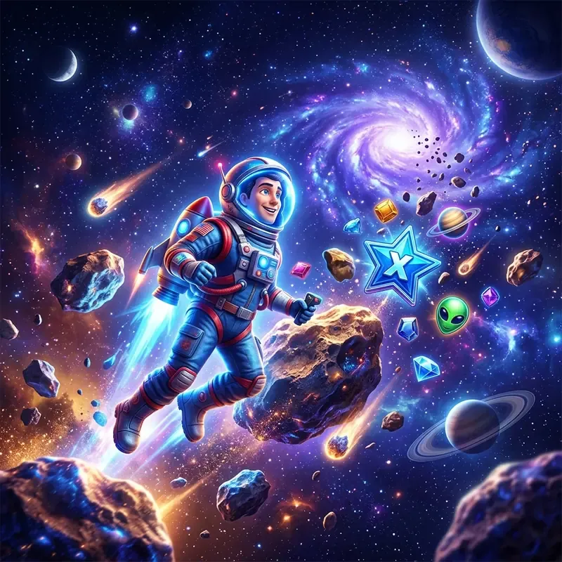 Spaceman demo, regler og valg av