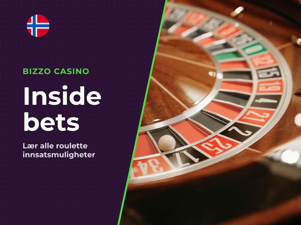 Inside bets innsatser på enkelt tall