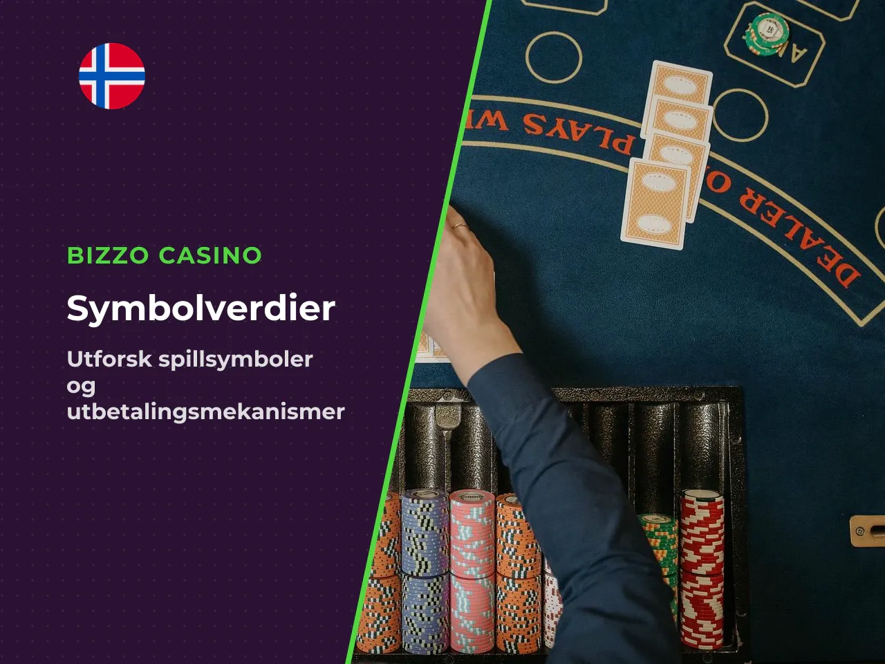 Vanlige symboler og paying symbol. Kortsymbolene