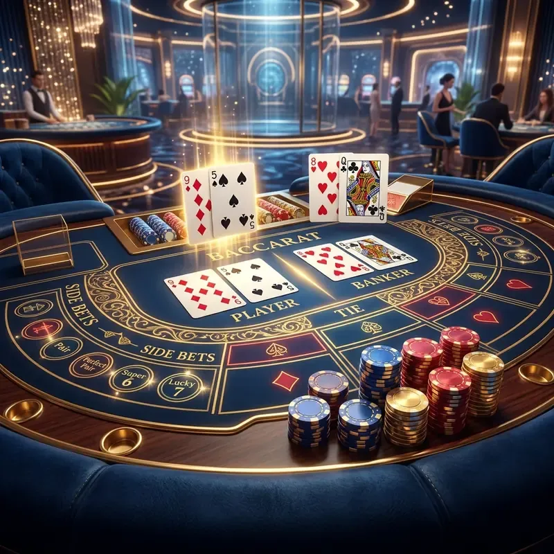 Baccarat online regler, live dealer, demo