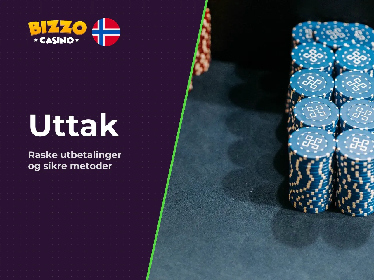 Uttaksmetoder, uttaksforespørsel og utbetalingstider. Når du