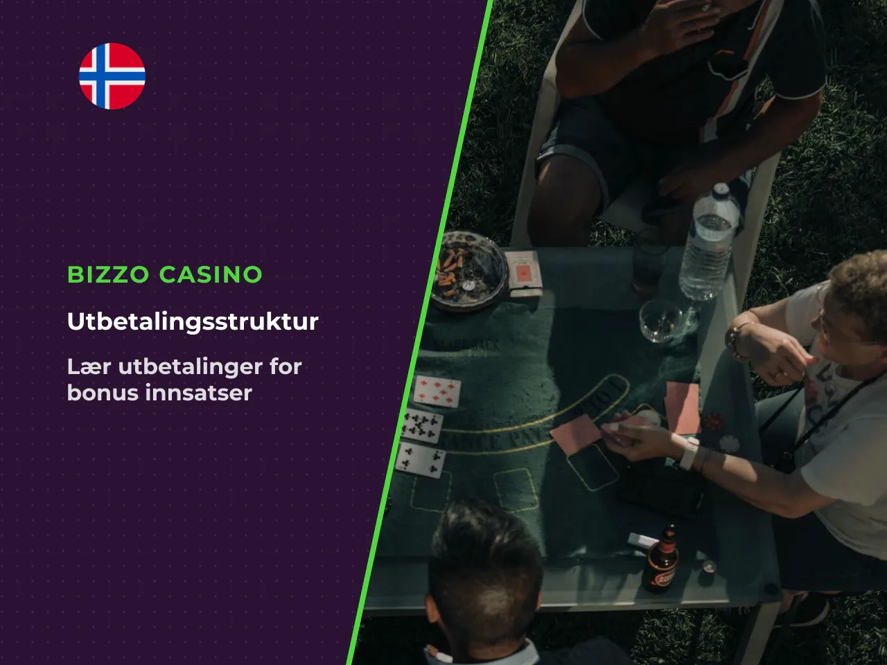 Utbetalingsstruktur for Player og Banker Bonus