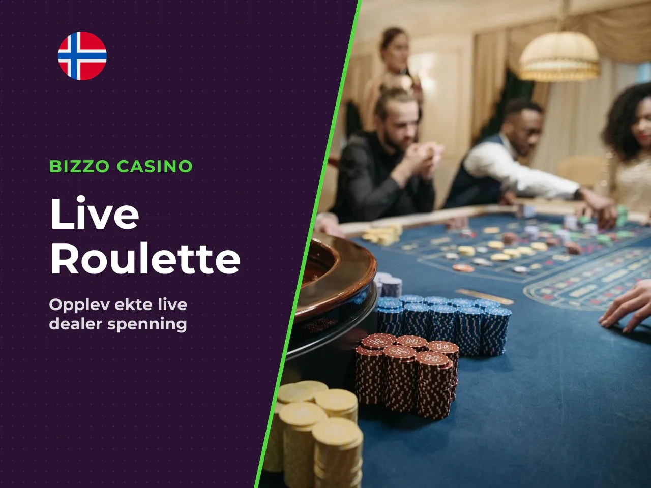 Hvordan live roulette fungerer i et