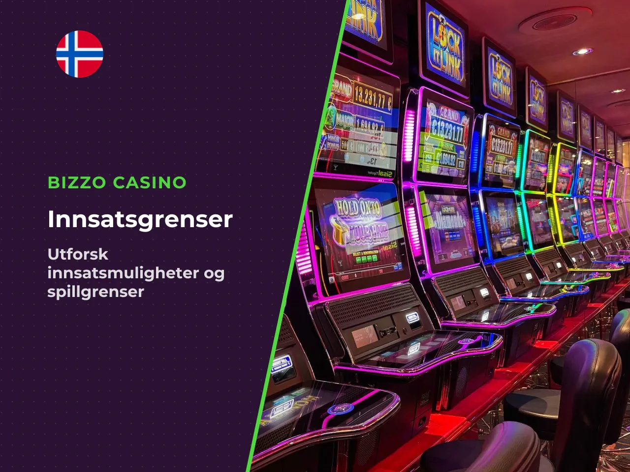 5 Innsatser, spin value og max