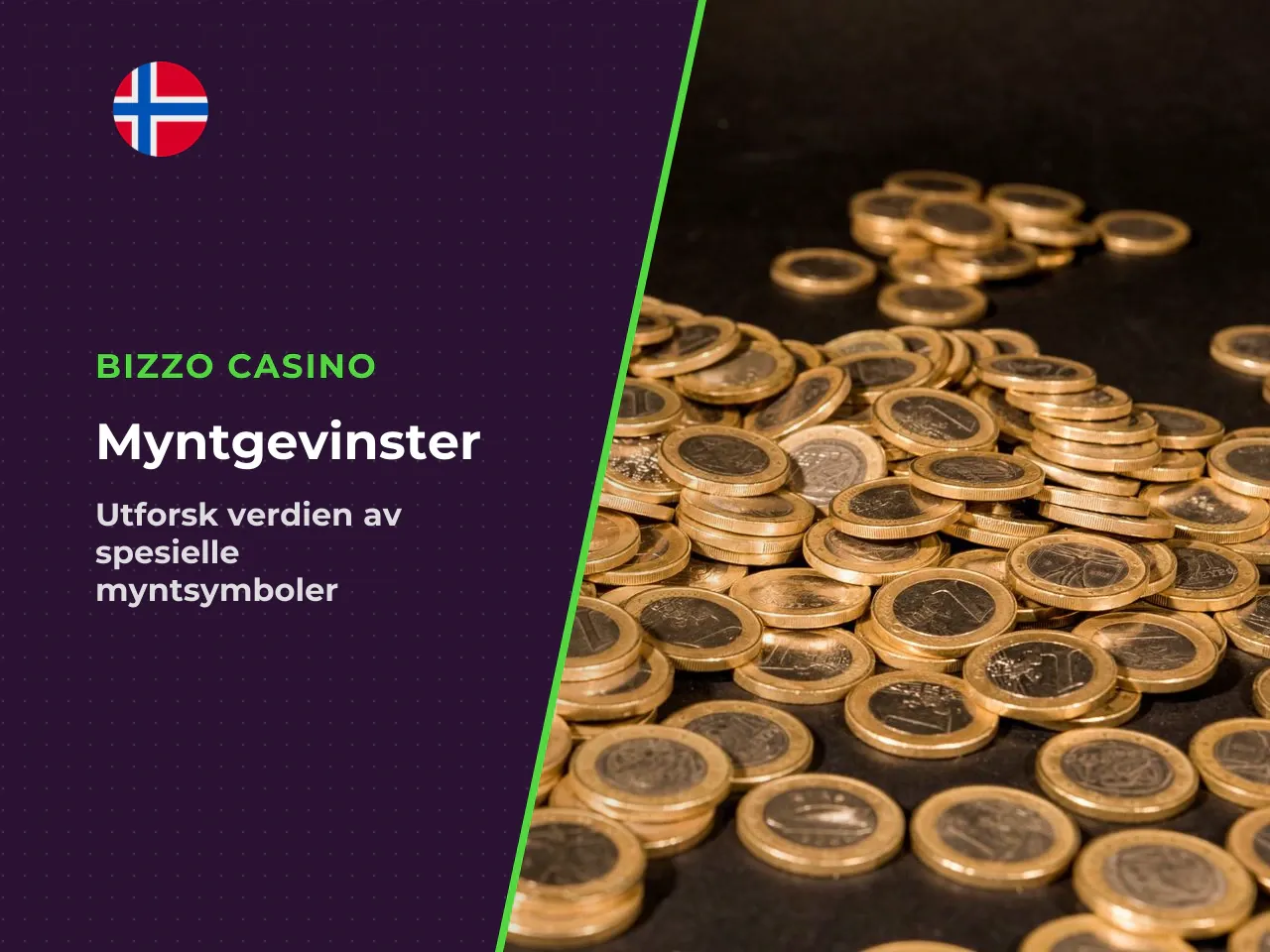 Mynter bronze, silver og gold coins