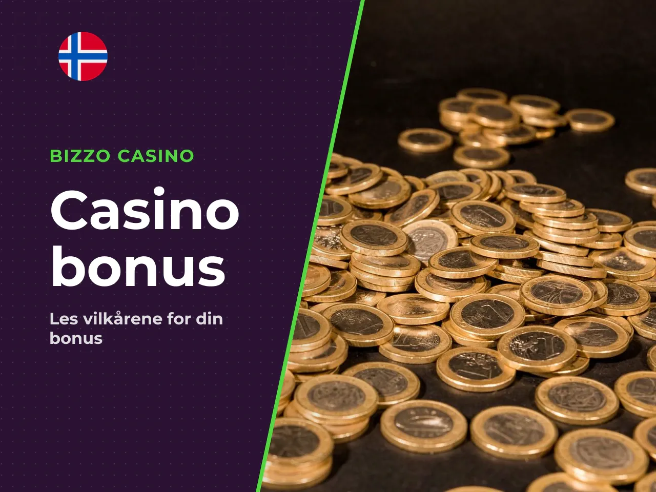 Welcome bonus og vilkår for casino