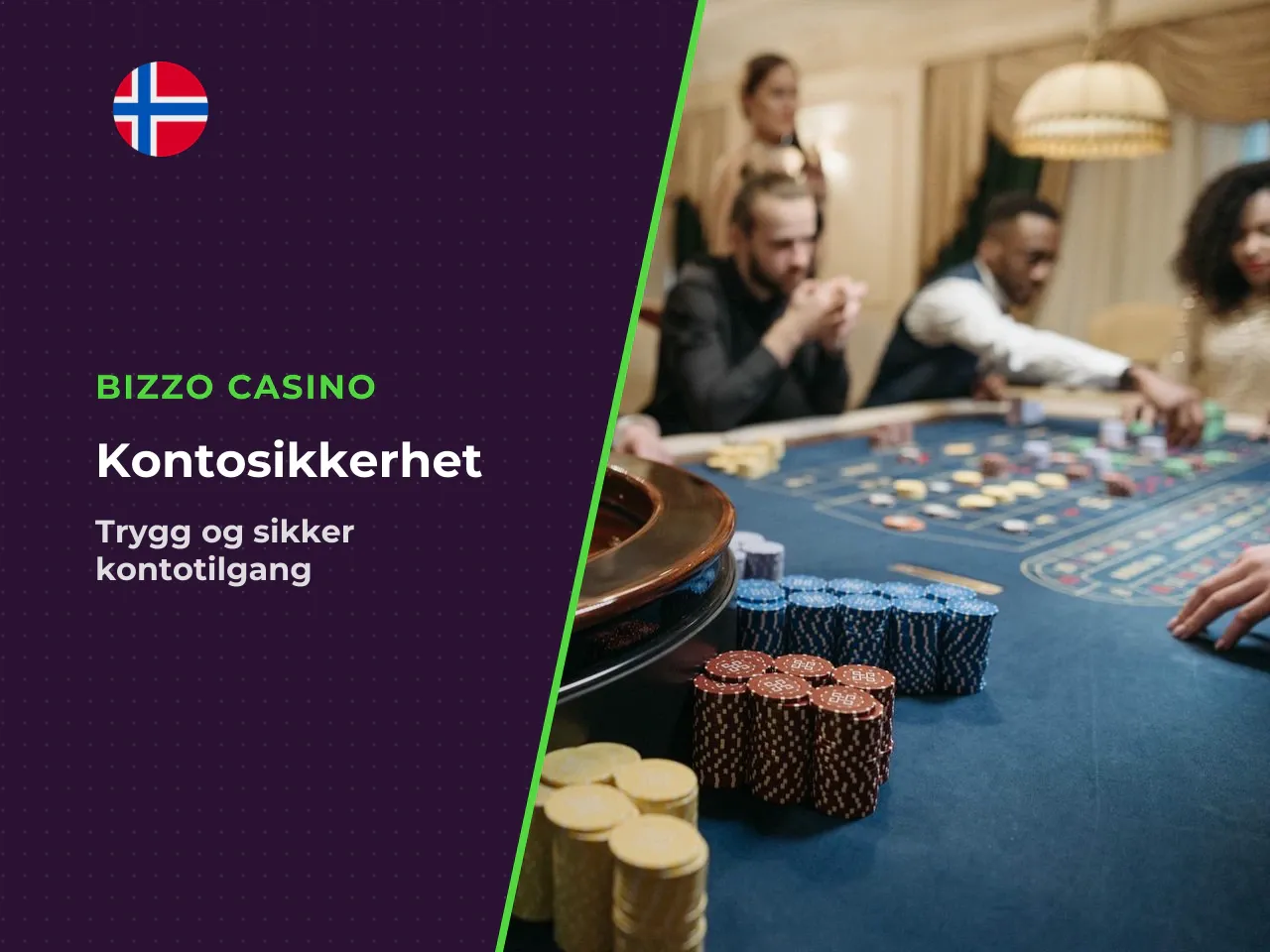 Sikkerheten for spillerens account ivaretas gjennom