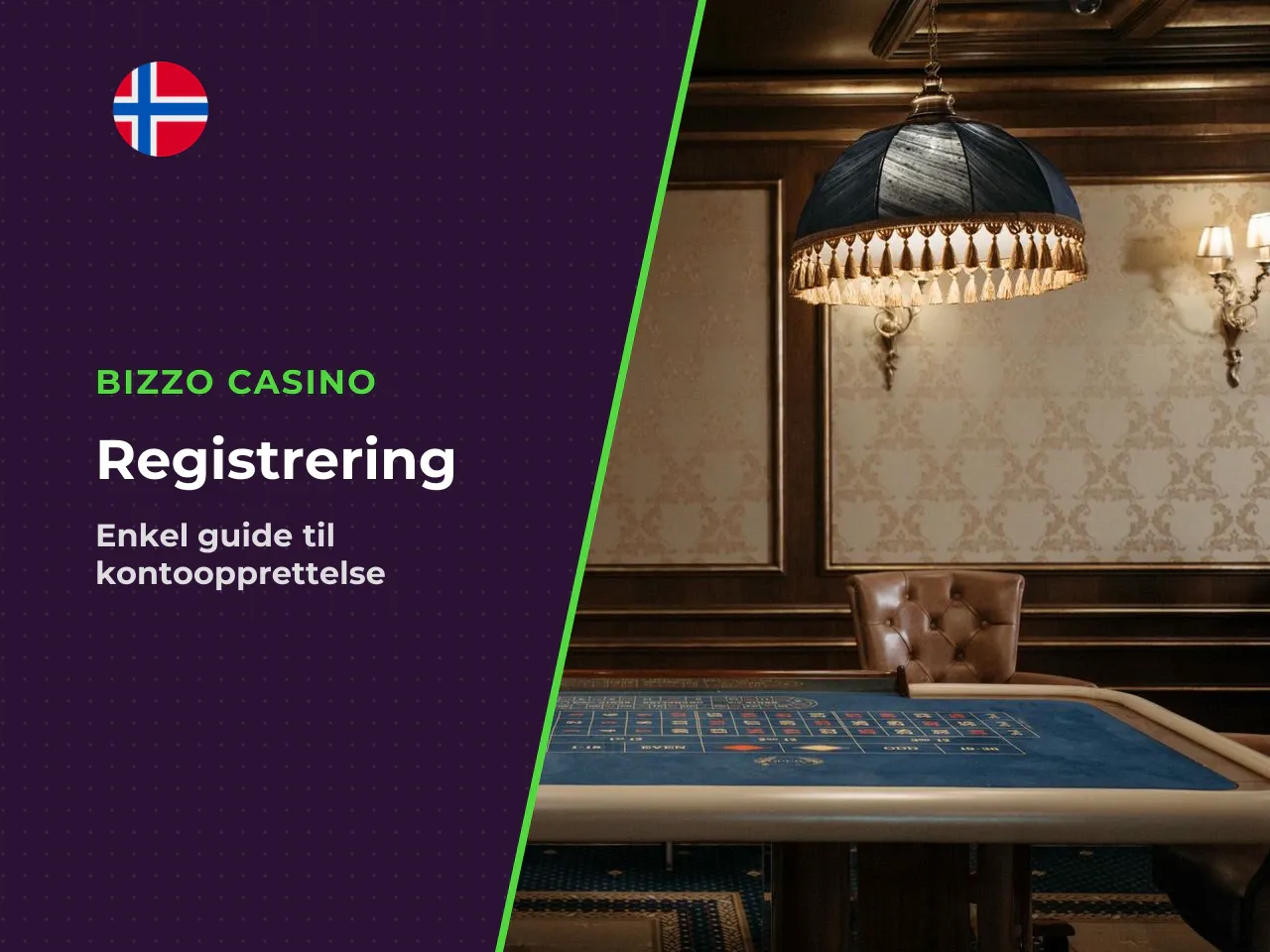 Hvordan registrere seg hos Bizzo Casino